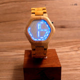 Men's Hexagonal Form Wood Watch - TrendSettingFashions 