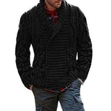 Men's Thick Double Knitted Dress Sweater Up To XXL - TrendSettingFashions 