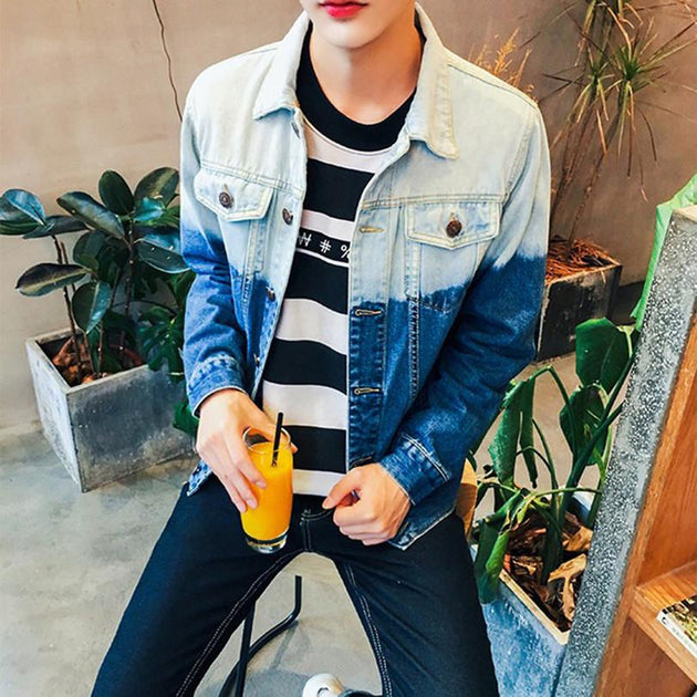 Men's Vintage Denim Jacket - TrendSettingFashions 