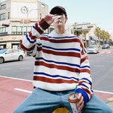 Men's Stripe Pullover Up To 2XL - TrendSettingFashions 