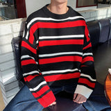 Men's Stripe Pullover Up To 2XL - TrendSettingFashions 
