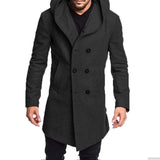 Men's Hooded Pea Coat Up To 4XL - TrendSettingFashions 