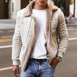 Men's Fur Collar Fleece Jackets Up To 4XL - TrendSettingFashions 