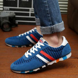 Men's British Striped Sport Shoe - TrendSettingFashions 