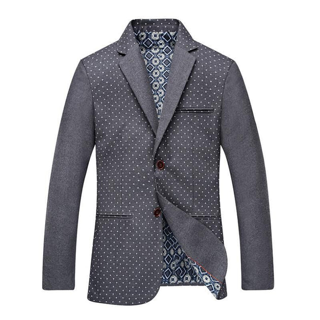 Men's Fashion Print Blazer 3 Colors Up To 3XL - TrendSettingFashions
