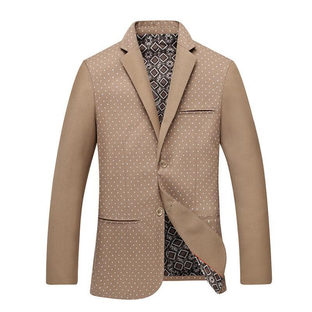 Men's Fashion Print Blazer 3 Colors Up To 3XL - TrendSettingFashions 