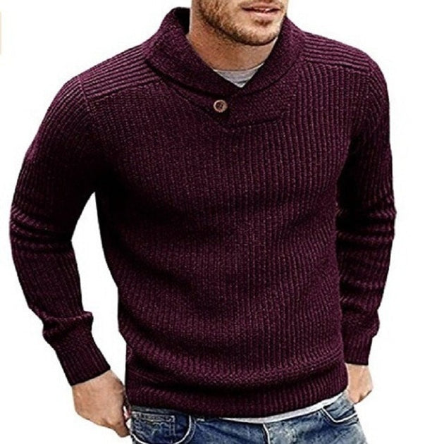 Men's Winter Warm Knitted Sweater Up To 2XL - TrendSettingFashions 