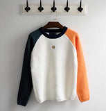 Men's Colored Arm Pullover Sweater - TrendSettingFashions 