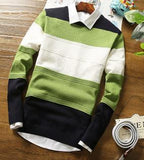 Men's Round Collar Sweater - TrendSettingFashions 