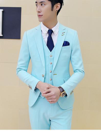 Men's Three-Piece Suit Up To Size XXL In 12 Colors! - TrendSettingFashions 