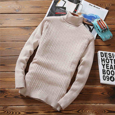 Men's Casual Turtleneck Sweater - TrendSettingFashions 