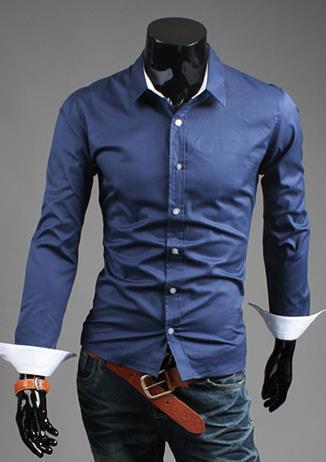 Men's Fashion Dress Shirt In 5 Colors Up To Size 2XL - TrendSettingFashions 