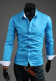 Men's Fashion Dress Shirt In 5 Colors Up To Size 2XL - TrendSettingFashions 