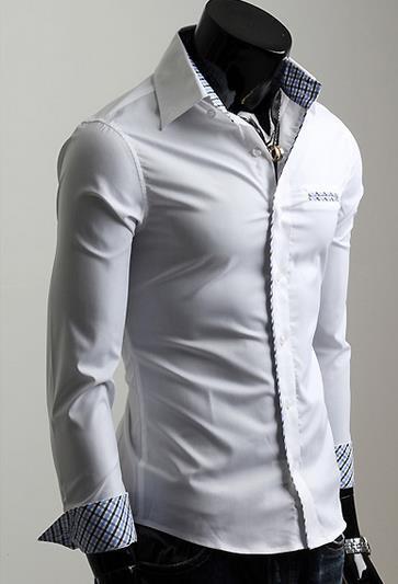 Men's Fashion Pocket Dress Shirt Up To 2XL In 6 Colors - TrendSettingFashions 