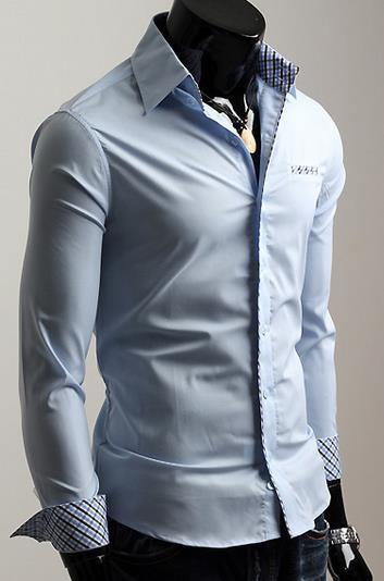 Men's Fashion Pocket Dress Shirt Up To 2XL In 6 Colors - TrendSettingFashions 