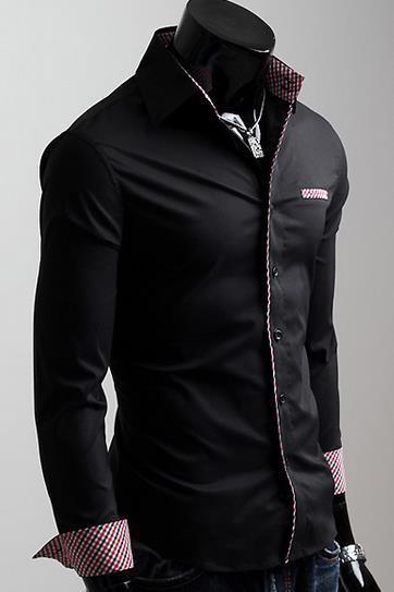Men's Fashion Pocket Dress Shirt Up To 2XL In 6 Colors - TrendSettingFashions 