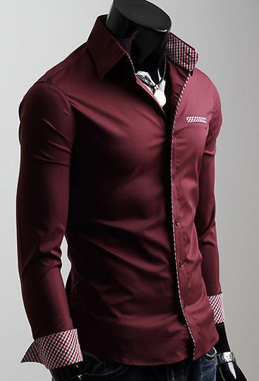 Men's Fashion Pocket Dress Shirt Up To 2XL In 6 Colors - TrendSettingFashions 
