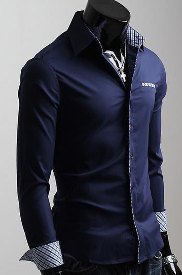 Men's Fashion Pocket Dress Shirt Up To 2XL In 6 Colors - TrendSettingFashions 