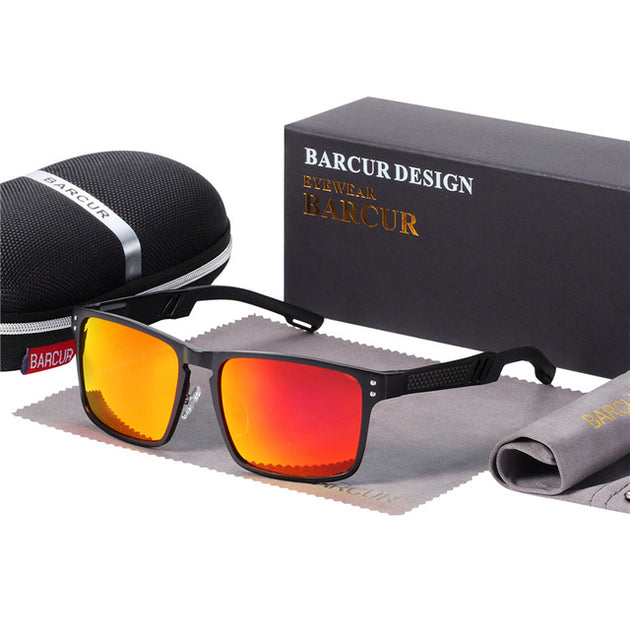 Men's Aluminium Magnesium Polarized Sun Glasses - TrendSettingFashions 