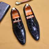 Men's Leather Tassel Loafers Up To Size 11 - TrendSettingFashions 