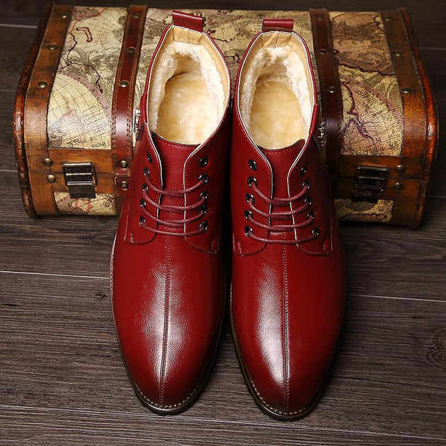 Men's 2 Tone Ankle Dress Boot - TrendSettingFashions 