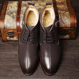 Men's 2 Tone Ankle Dress Boot - TrendSettingFashions 