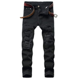 Men's Stretch Trendy Straight Denim Jeans - TrendSettingFashions 