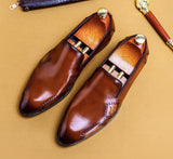 Mens Patch Loafers Up To Size 11 - TrendSettingFashions 