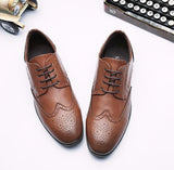 Men's Fashion Brogue Oxfords Up To Size 12 - TrendSettingFashions 