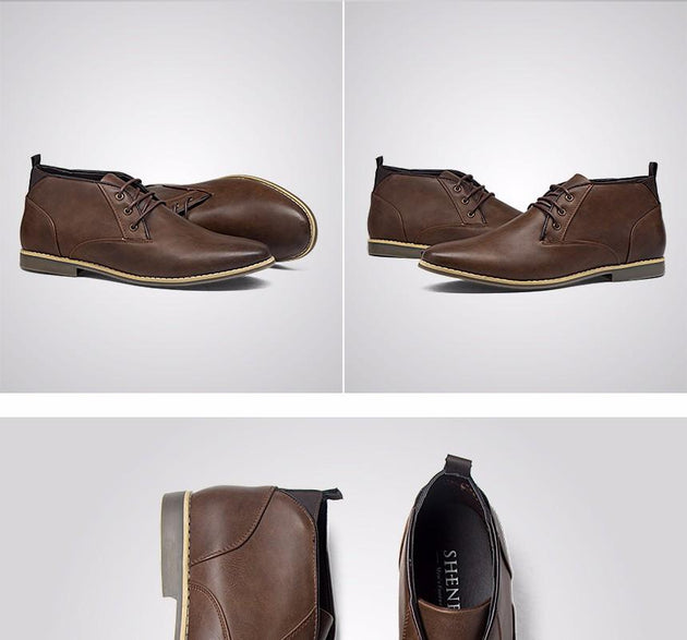 Men's Fashion Ankle Boots - TrendSettingFashions 