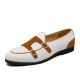 Men's Casual Luxury Brand Handmade Penny Loafers - TrendSettingFashions 