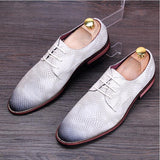 Genuine Leather Men Oxford Dress Shoes - TrendSettingFashions 