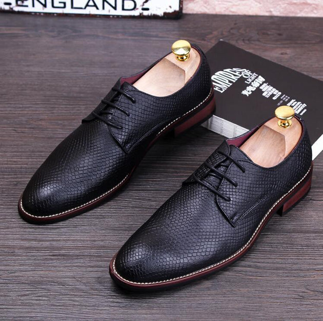 Genuine Leather Men Oxford Dress Shoes - TrendSettingFashions 