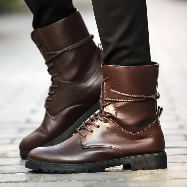 Men's High Top Fashion Boots - TrendSettingFashions 