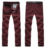 Men's Cotton Khaki Pants In 6 Colors - TrendSettingFashions 