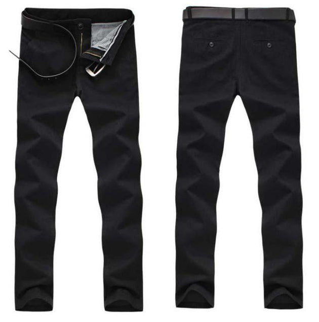 Men's Cotton Khaki Pants In 6 Colors - TrendSettingFashions 