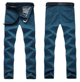 Men's Cotton Khaki Pants In 6 Colors - TrendSettingFashions 