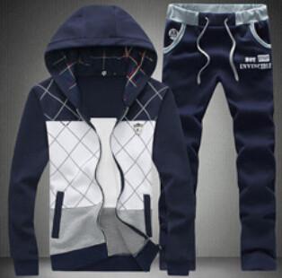 High Quality Fashion Design Zipped Patchwork Casual Sport Suit Unisex  Cotton Tracksuit 2 Piece Sets Sport Kit Set - China Casual Clothing Set and  Sportswear Set price