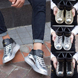 Men's Leather Leisure High Tops - TrendSettingFashions 