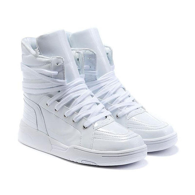 Men's Double Lace High Tops - TrendSettingFashions 
