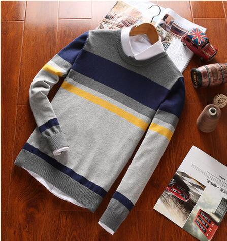 Men's Round Knitwear Sweater - TrendSettingFashions 