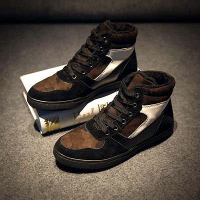 Men's Motorcycle Ankle Boots - TrendSettingFashions 