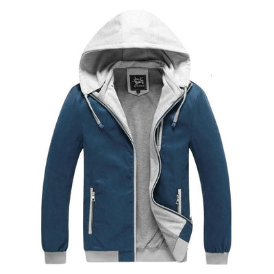 Men's Zip Jacket With Hood - TrendSettingFashions 