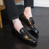 Men's Vintage Genuine Leather Retro Dress Shoes - TrendSettingFashions 
