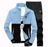 Men's 2 Peice Tracksuit-Coat and Pants Set - TrendSettingFashions 