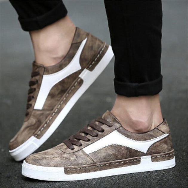 Men's Canvas Trainers - TrendSettingFashions 