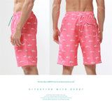 Men's Fish Bone Board Shorts - TrendSettingFashions 