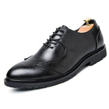 Men's Genuine Leather Formal Dress Shoes - TrendSettingFashions 