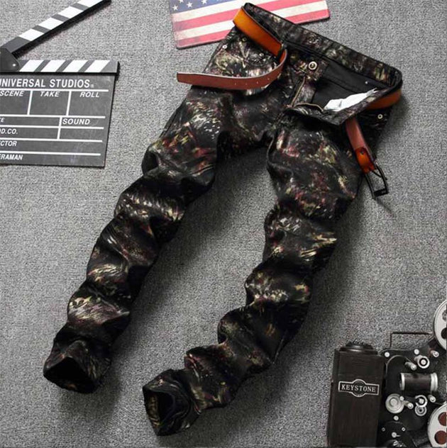 Men's Vintage Denim Pants - TrendSettingFashions 