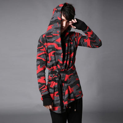 Men's Camouflage Cardigan Coat - TrendSettingFashions 